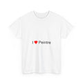 T-shirt I love peintre