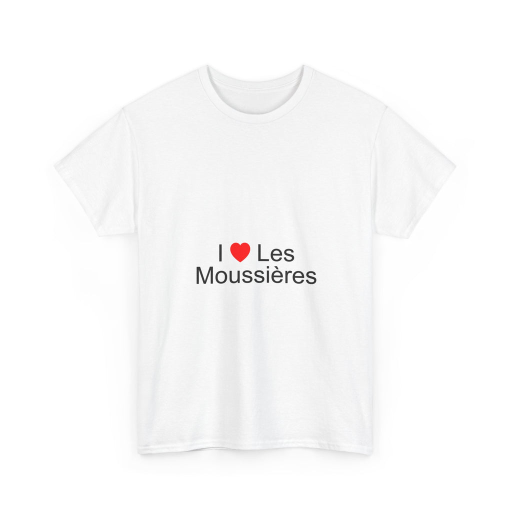 T-shirt I love les moussières