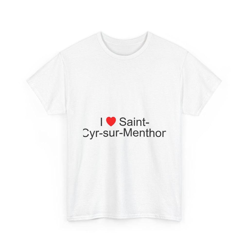 T-shirt I love saint-cyr-sur-menthon