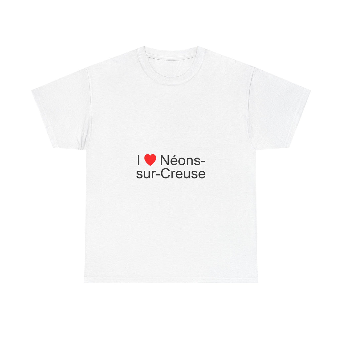 T-shirt I love néons-sur-creuse