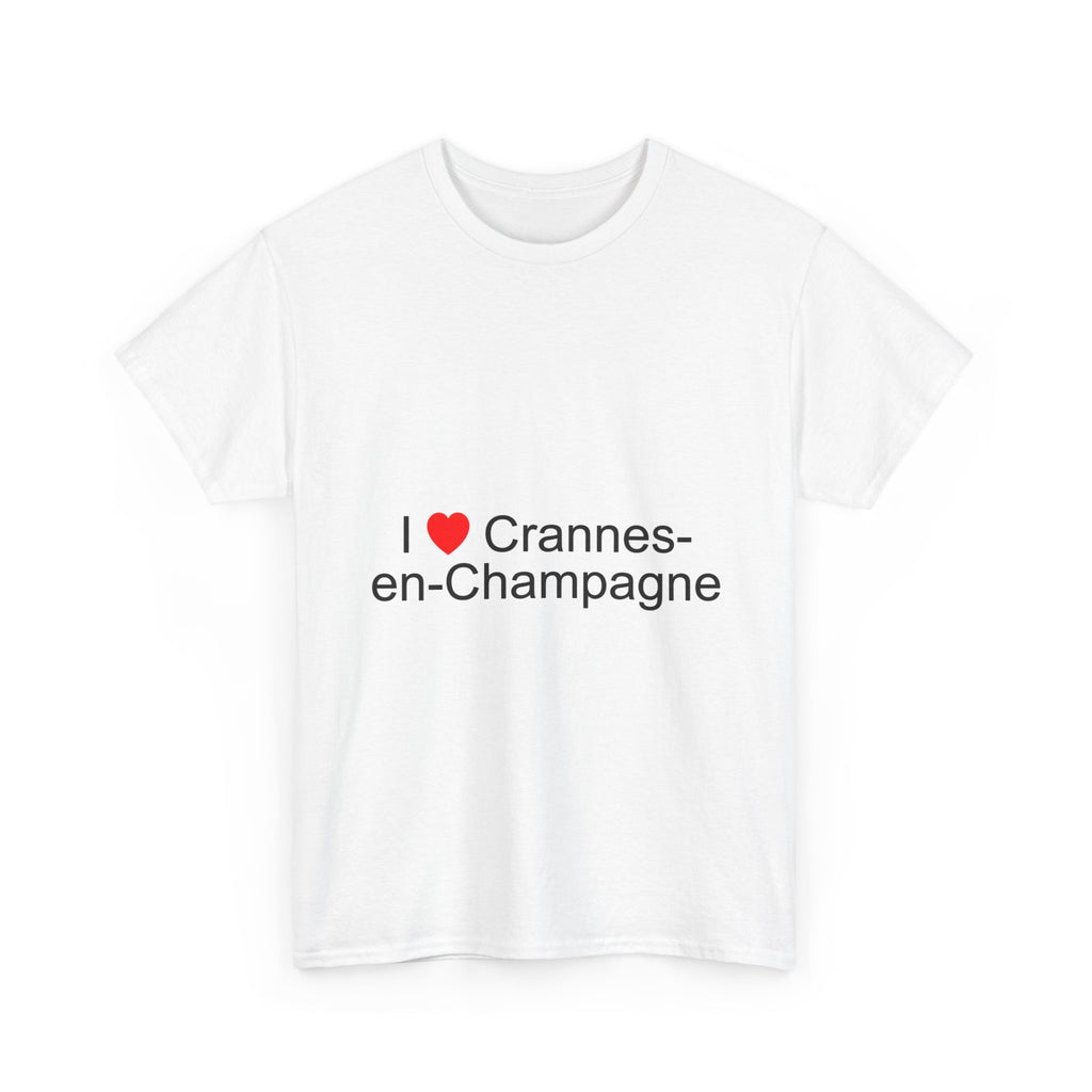 T-shirt I love crannes-en-champagne