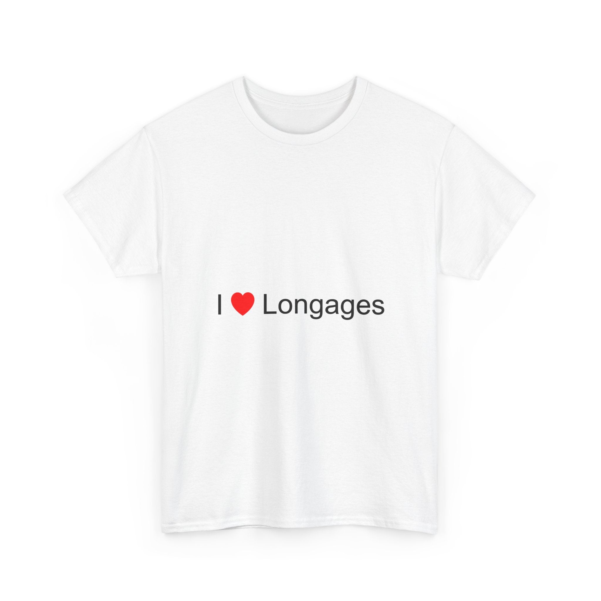 T-shirt I love longages
