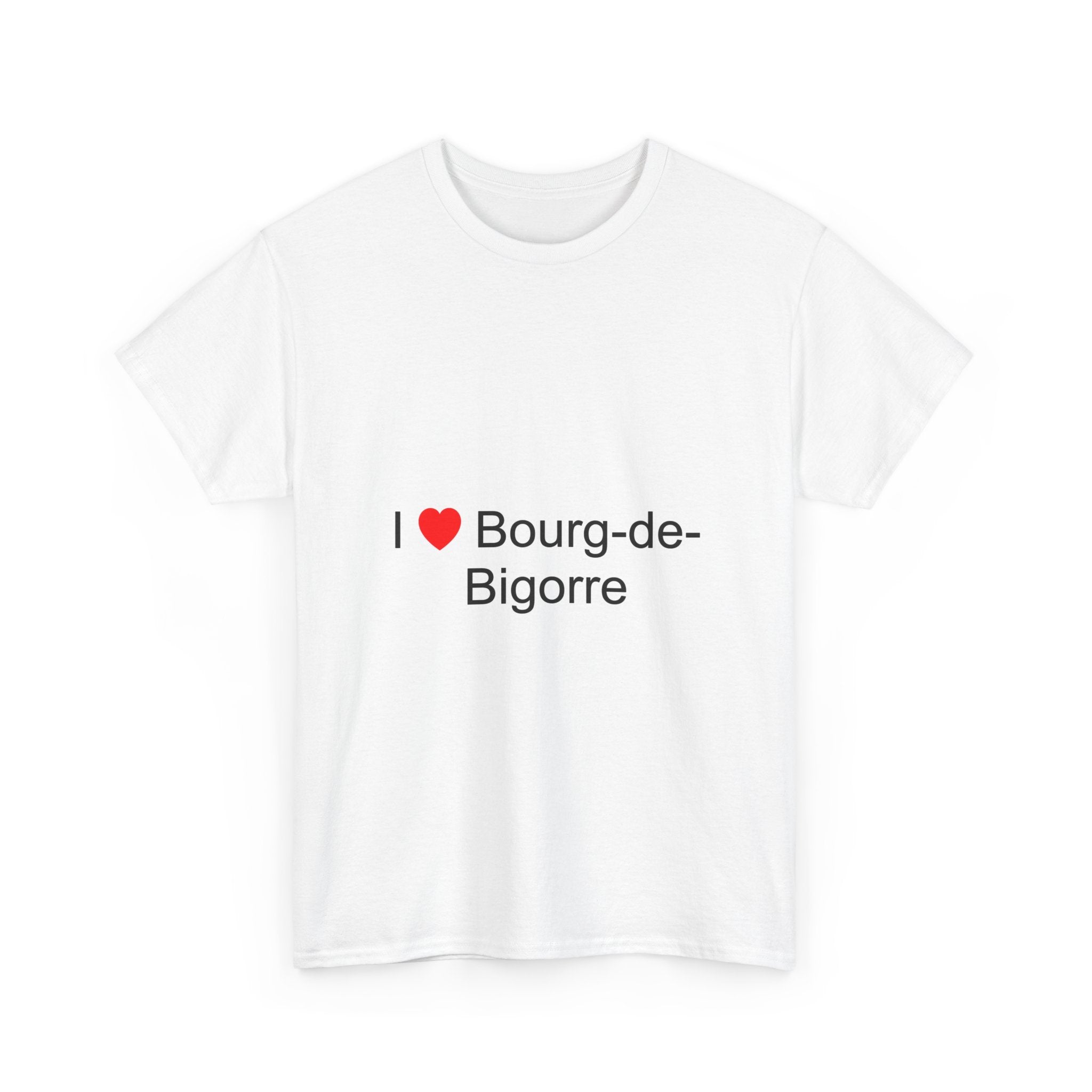 T-shirt I love bourg-de-bigorre