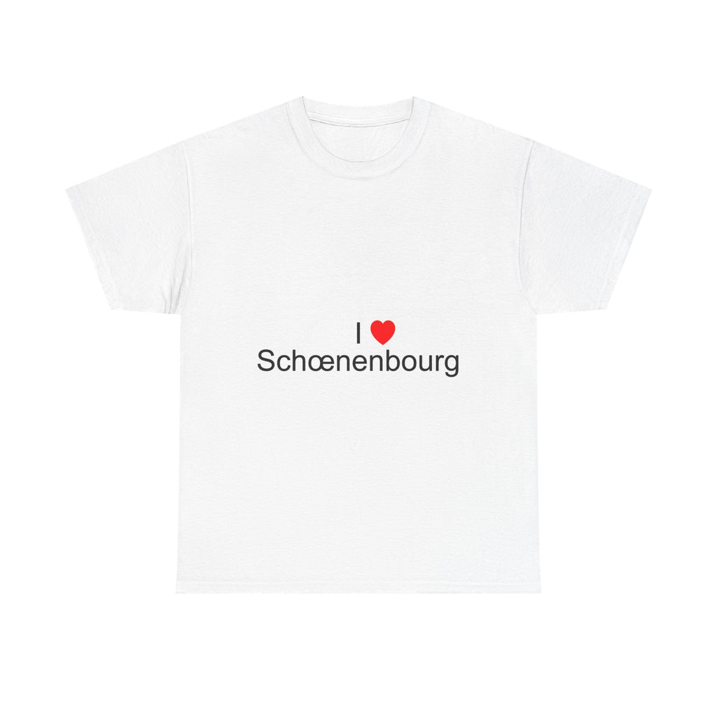 T-shirt I love schœnenbourg