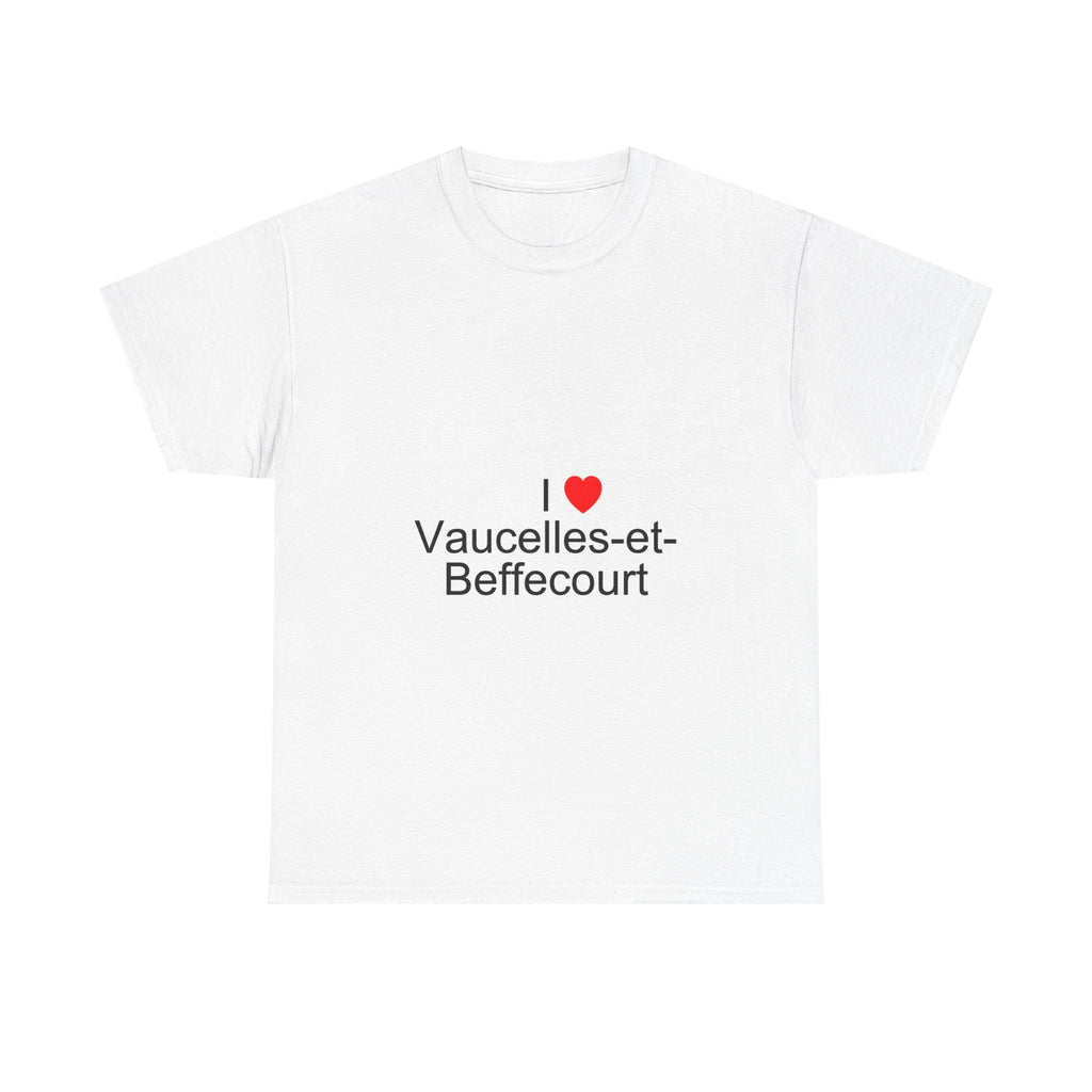 T-shirt I love vaucelles-et-beffecourt