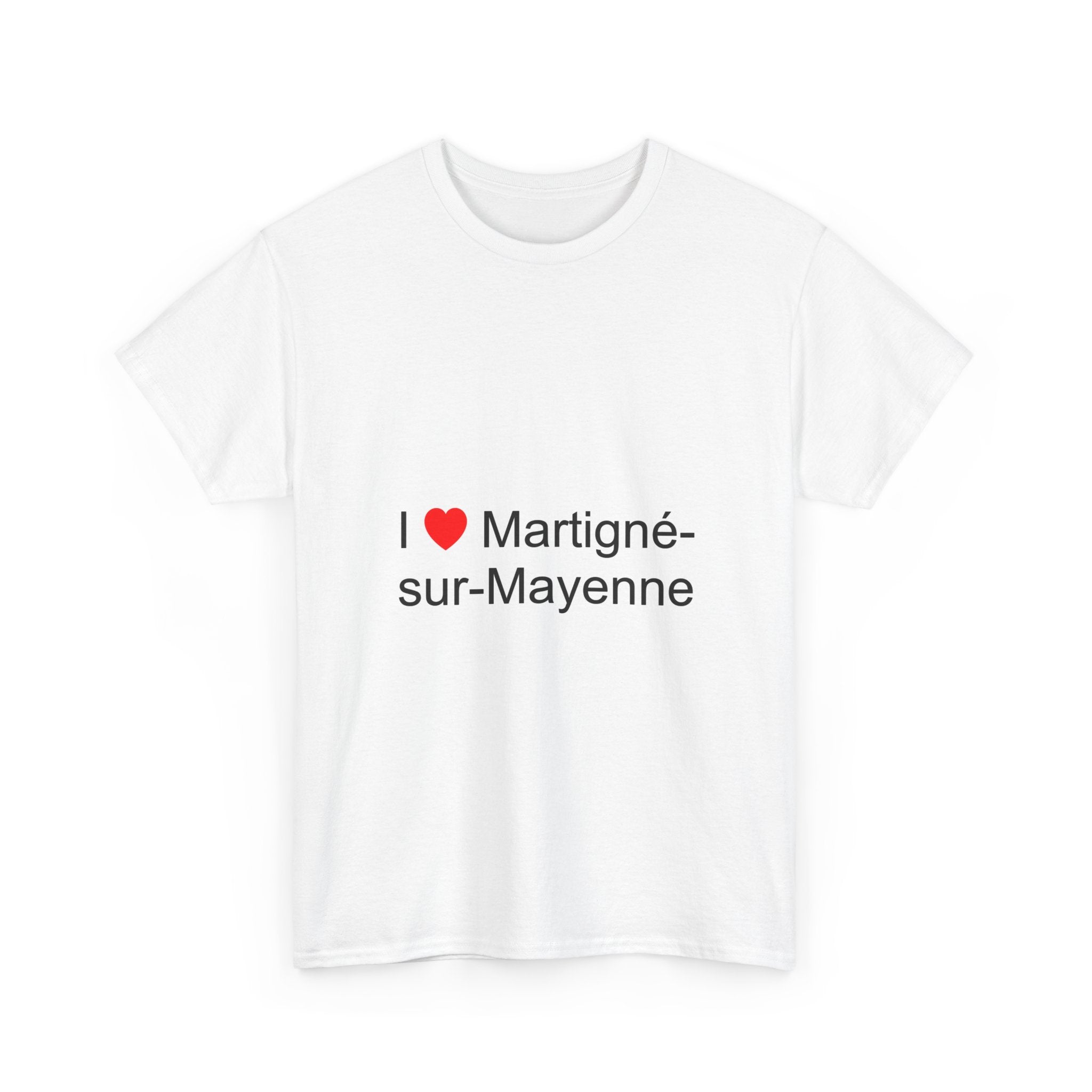 T-shirt I love martigné-sur-mayenne