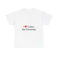 T-shirt I love cubry-lès-faverney