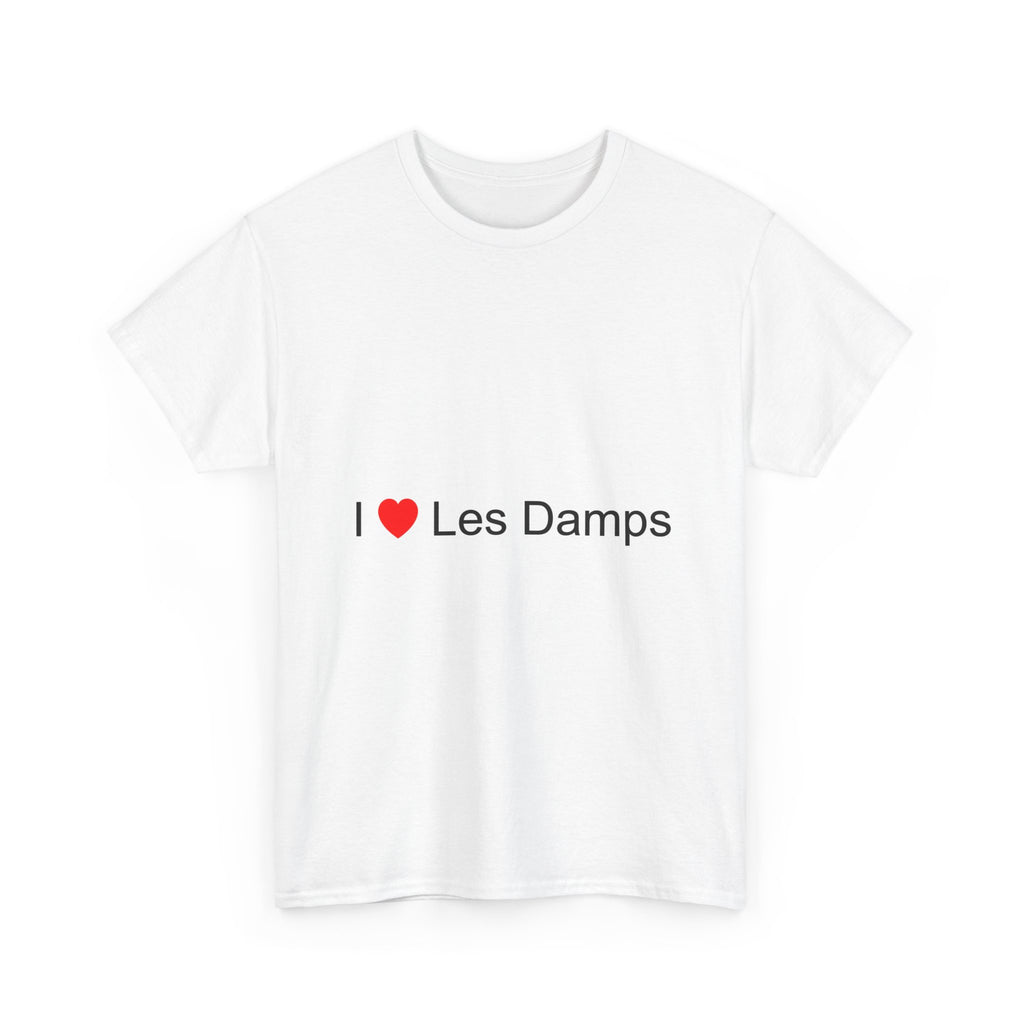 T-shirt I love les damps