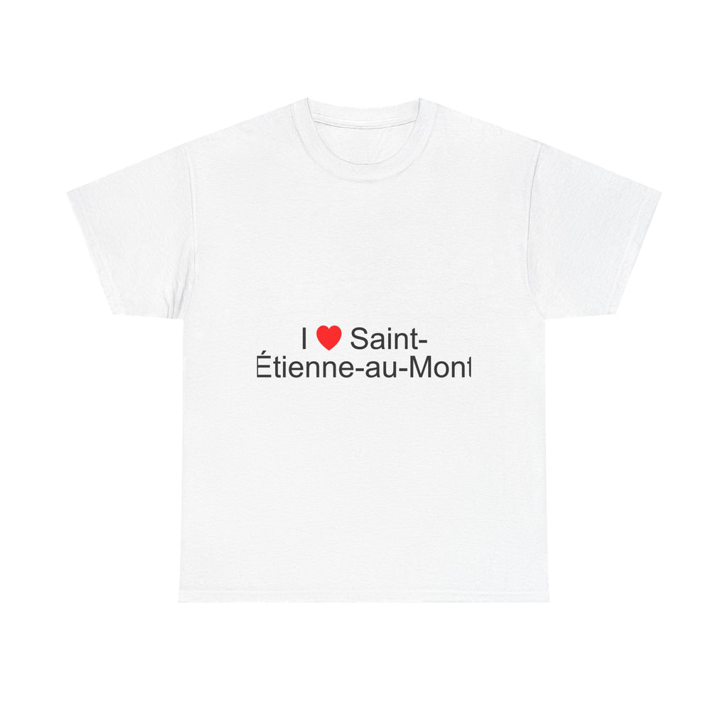 T-shirt I love saint-étienne-au-mont