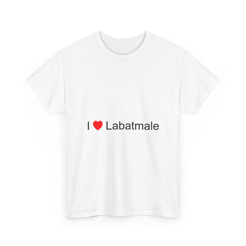 T-shirt I love labatmale