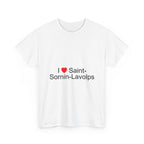 T-shirt I love Saint-Sornin-Lavolps