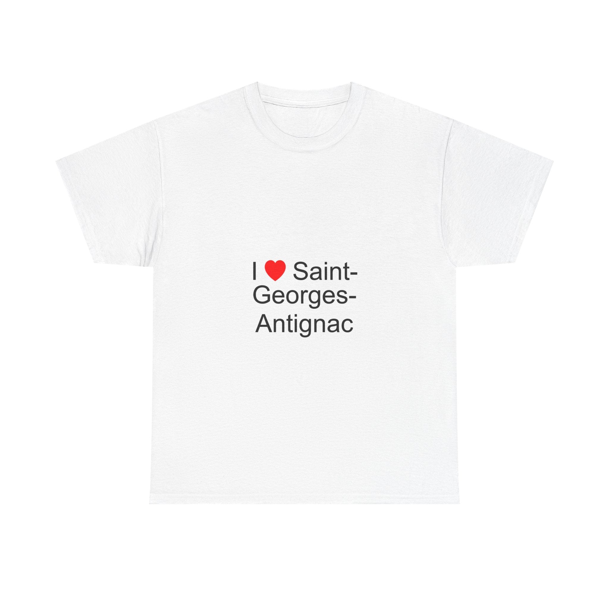T-shirt I love saint-georges-antignac