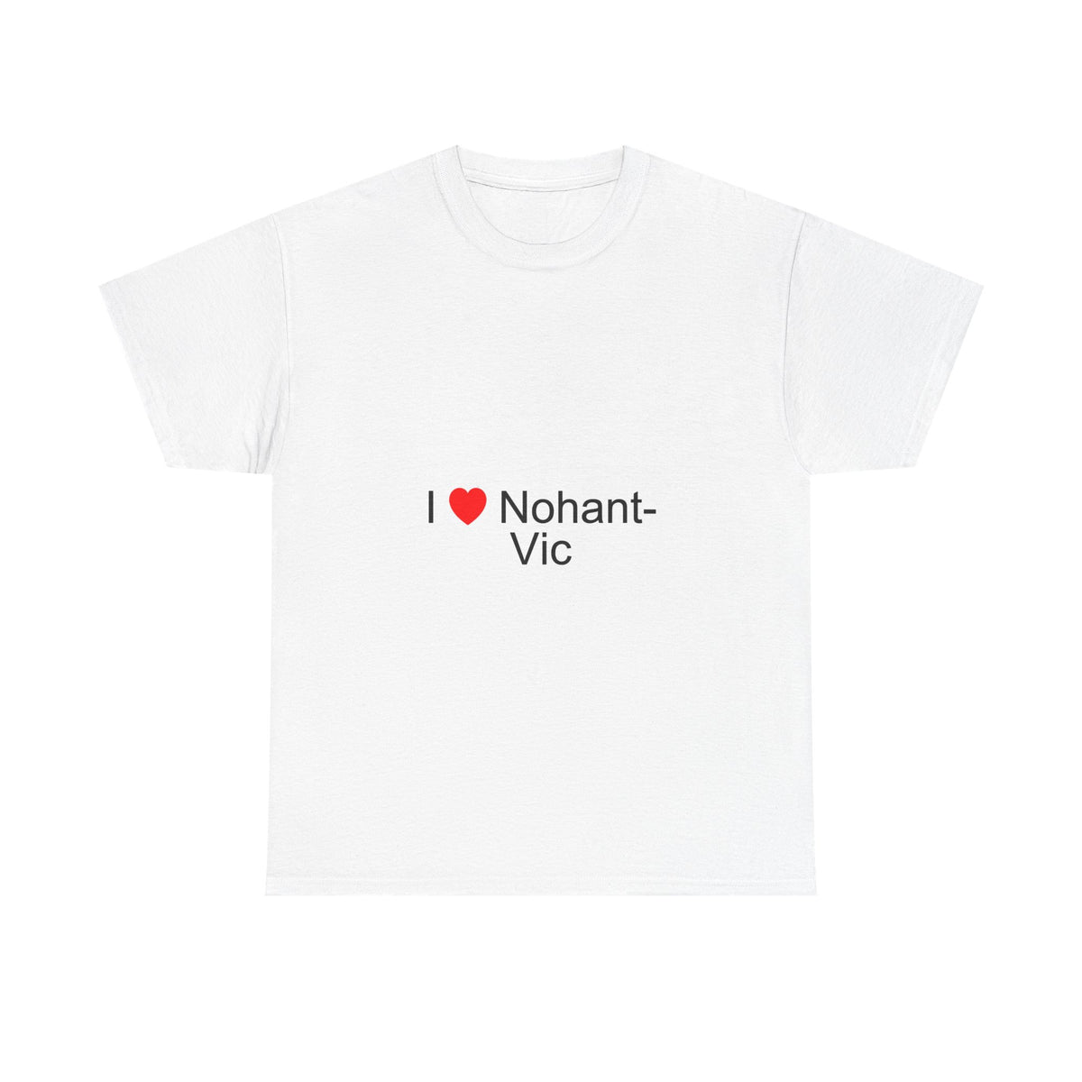 T-shirt I love nohant-vic
