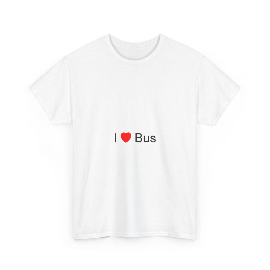 T-shirt I love bus