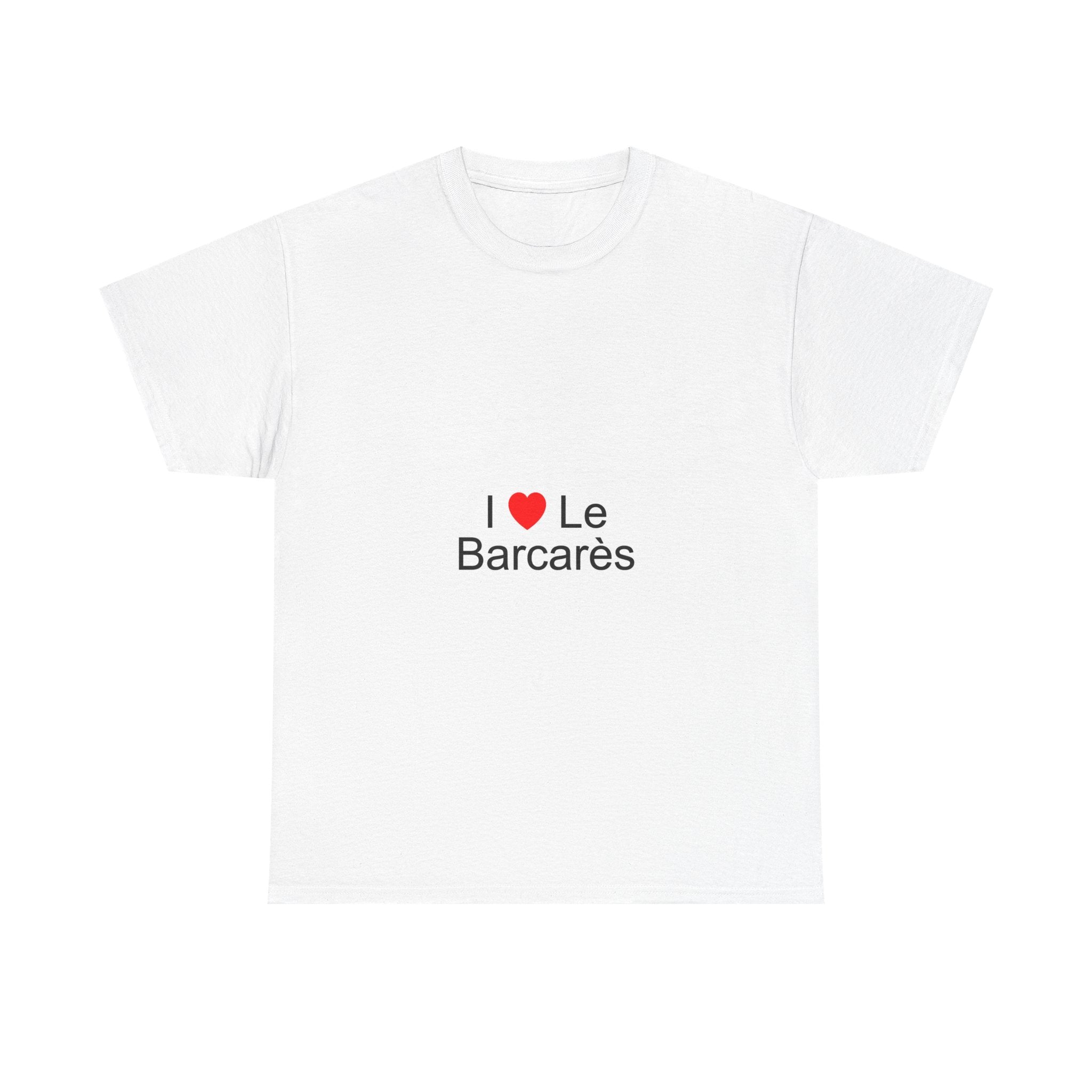 T-shirt I love le barcarès
