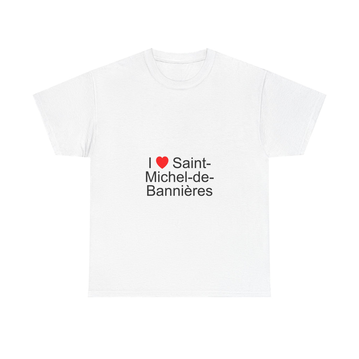 T-shirt I love saint-michel-de-bannières