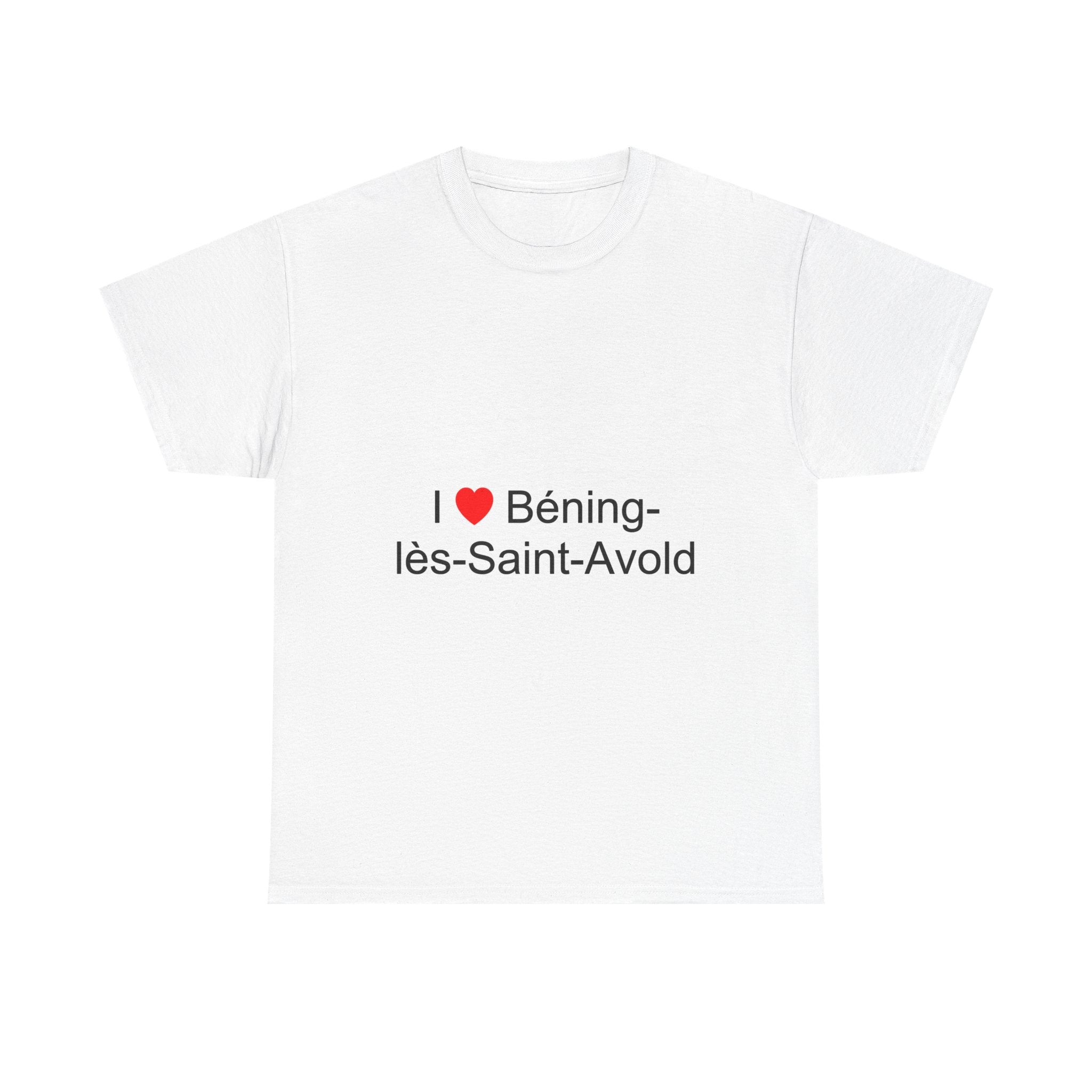 T-shirt I love béning-lès-saint-avold