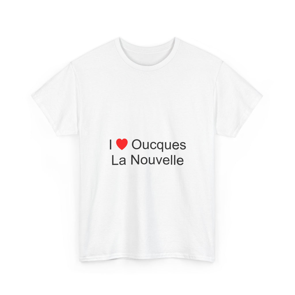 T-shirt I love oucques la nouvelle