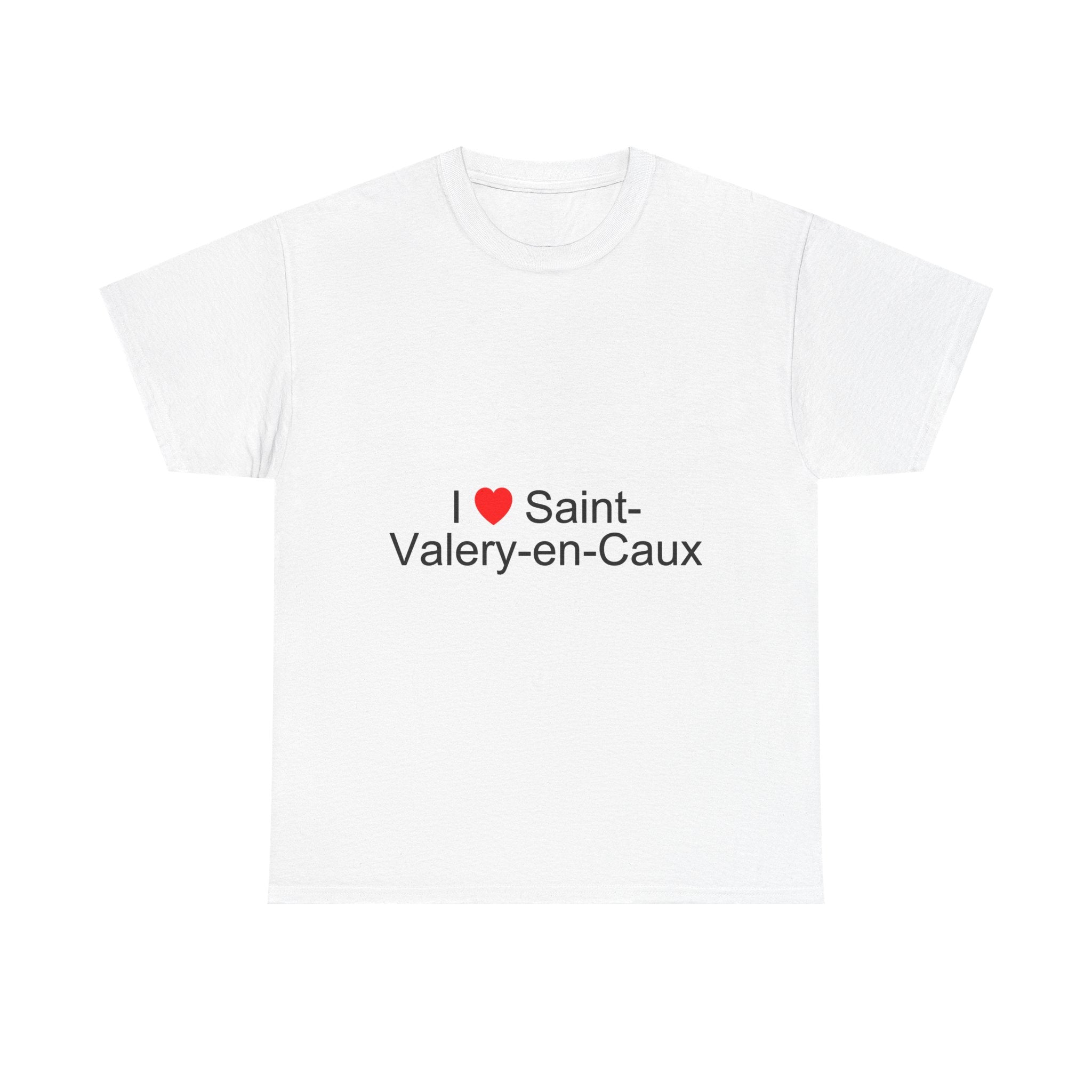 T-shirt I love saint-valery-en-caux
