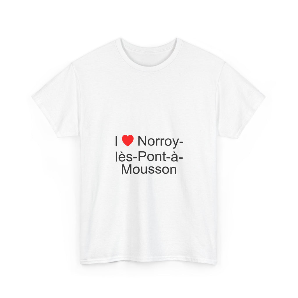 T-shirt I love norroy-lès-pont-à-mousson