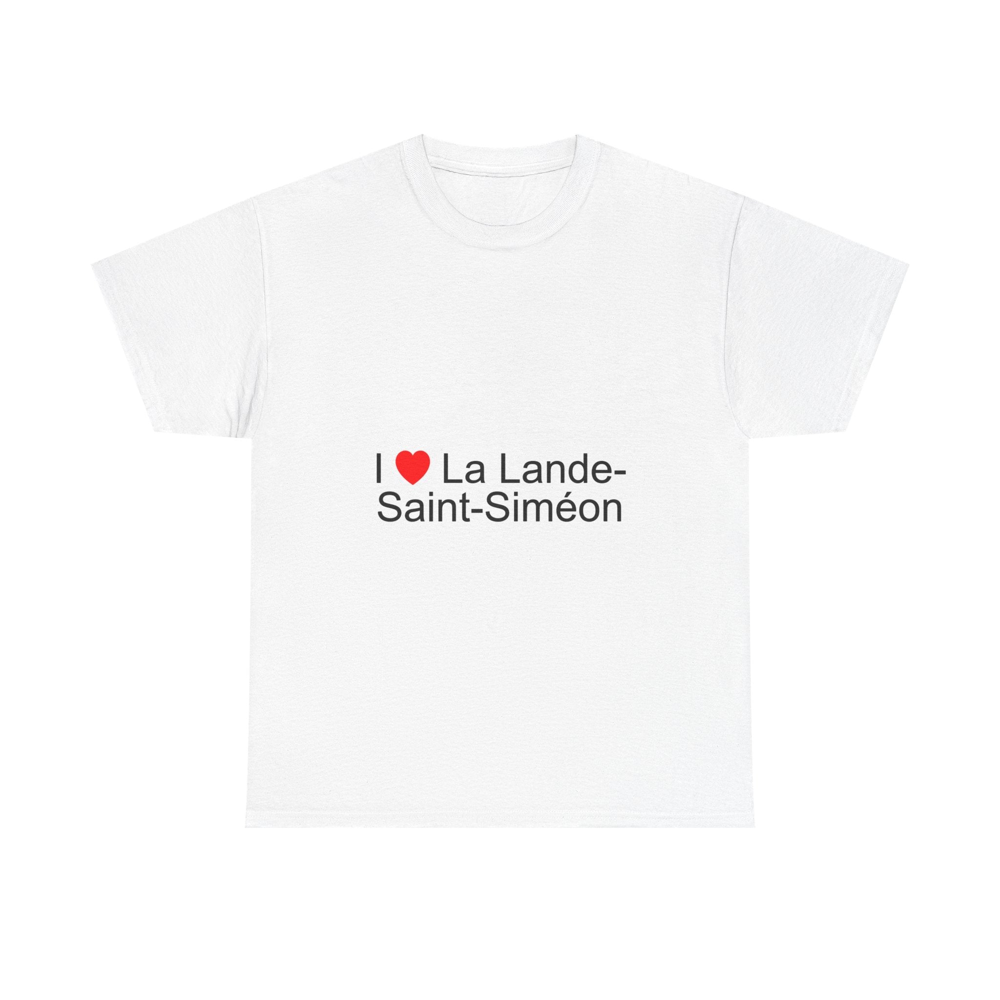 T-shirt I love la lande-saint-siméon