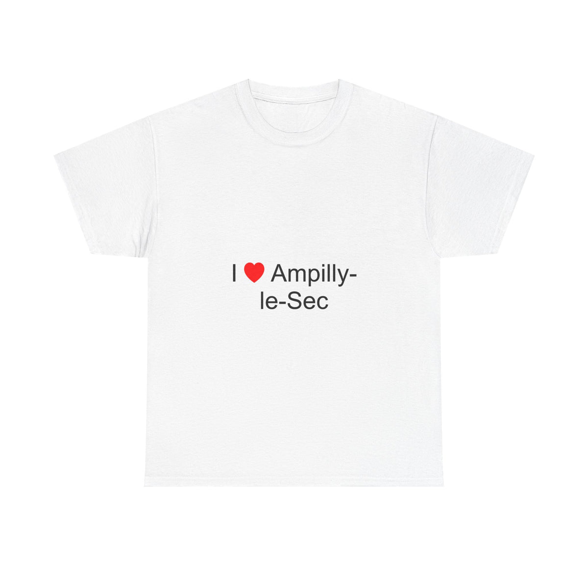 T-shirt I love ampilly-le-sec