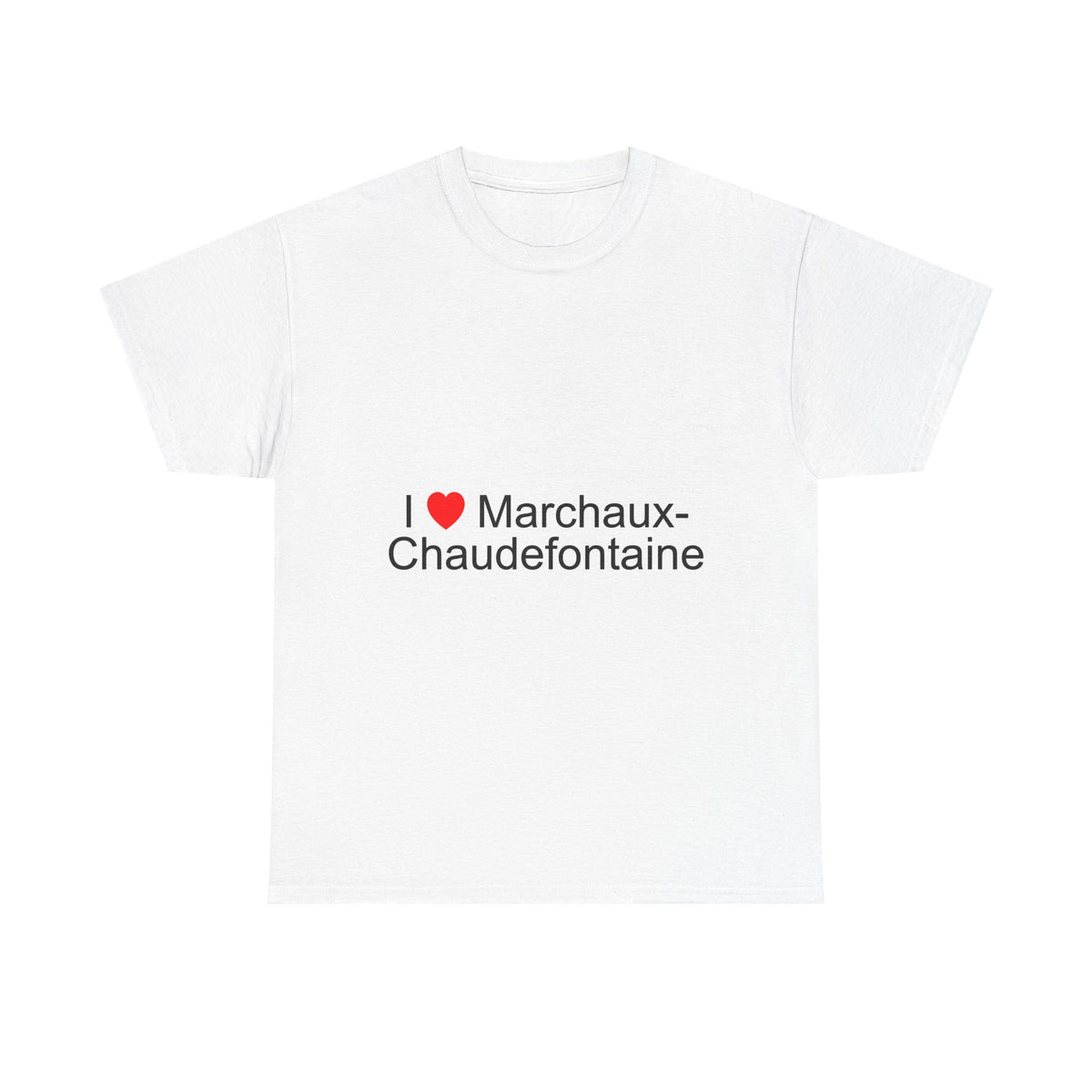T-shirt I love marchaux-chaudefontaine