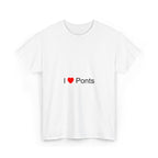 T-shirt I love Ponts