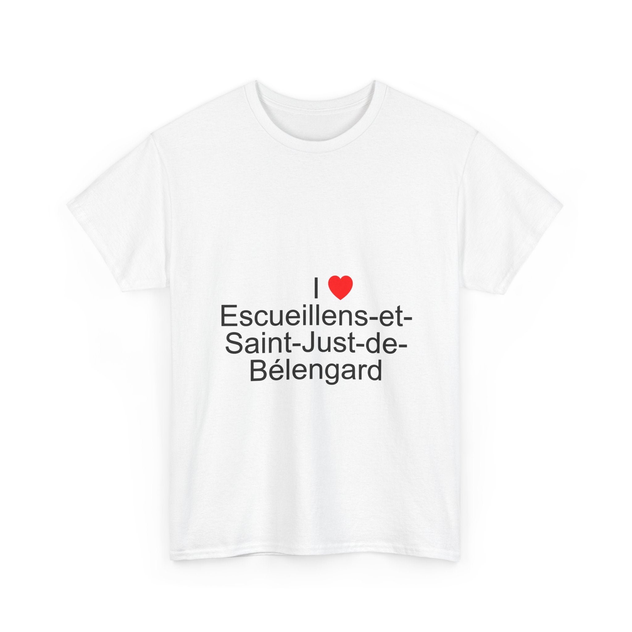 T-shirt I love escueillens-et-saint-just-de-bélengard