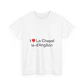 T-shirt I love la chapelle-d'angillon