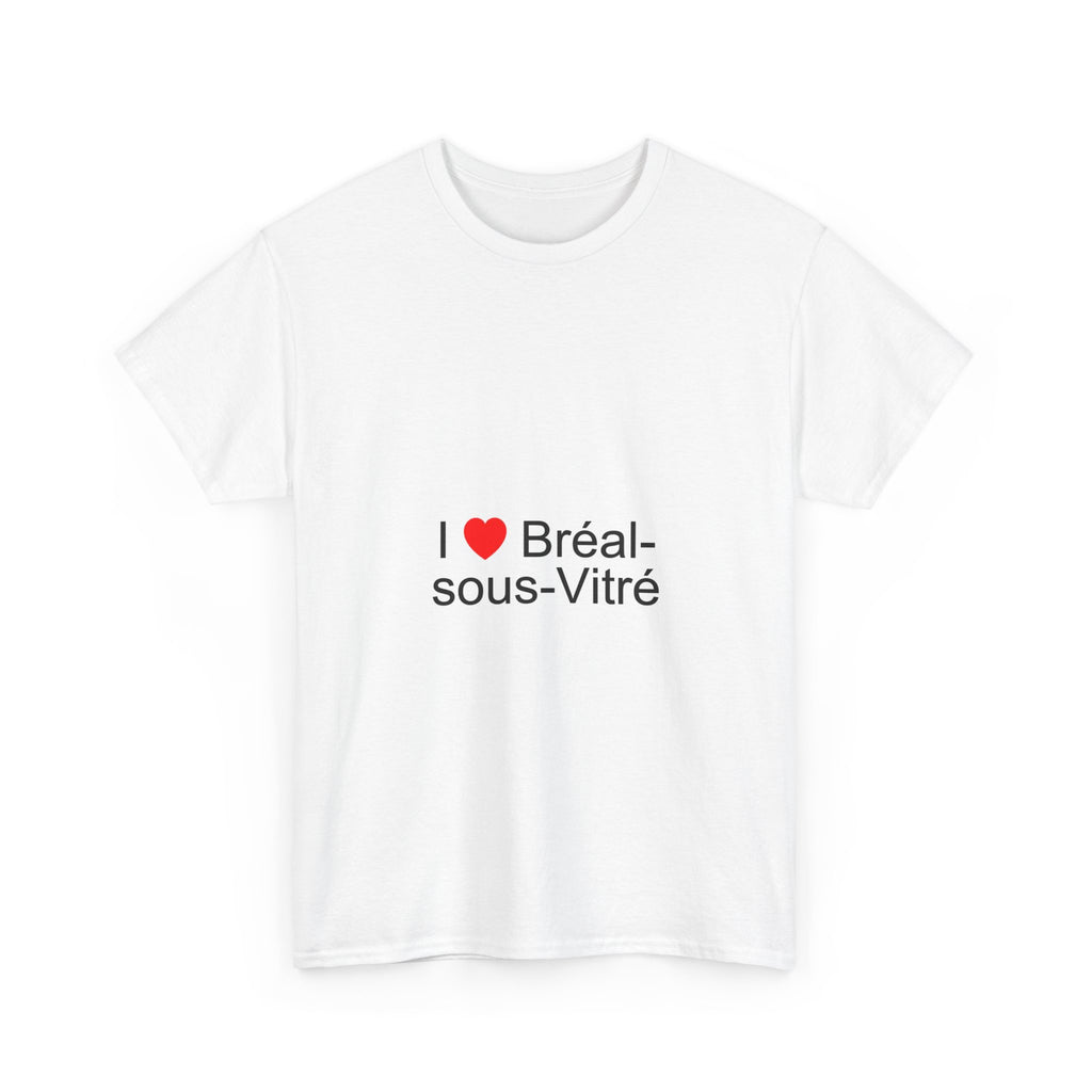 T-shirt I love bréal-sous-vitré