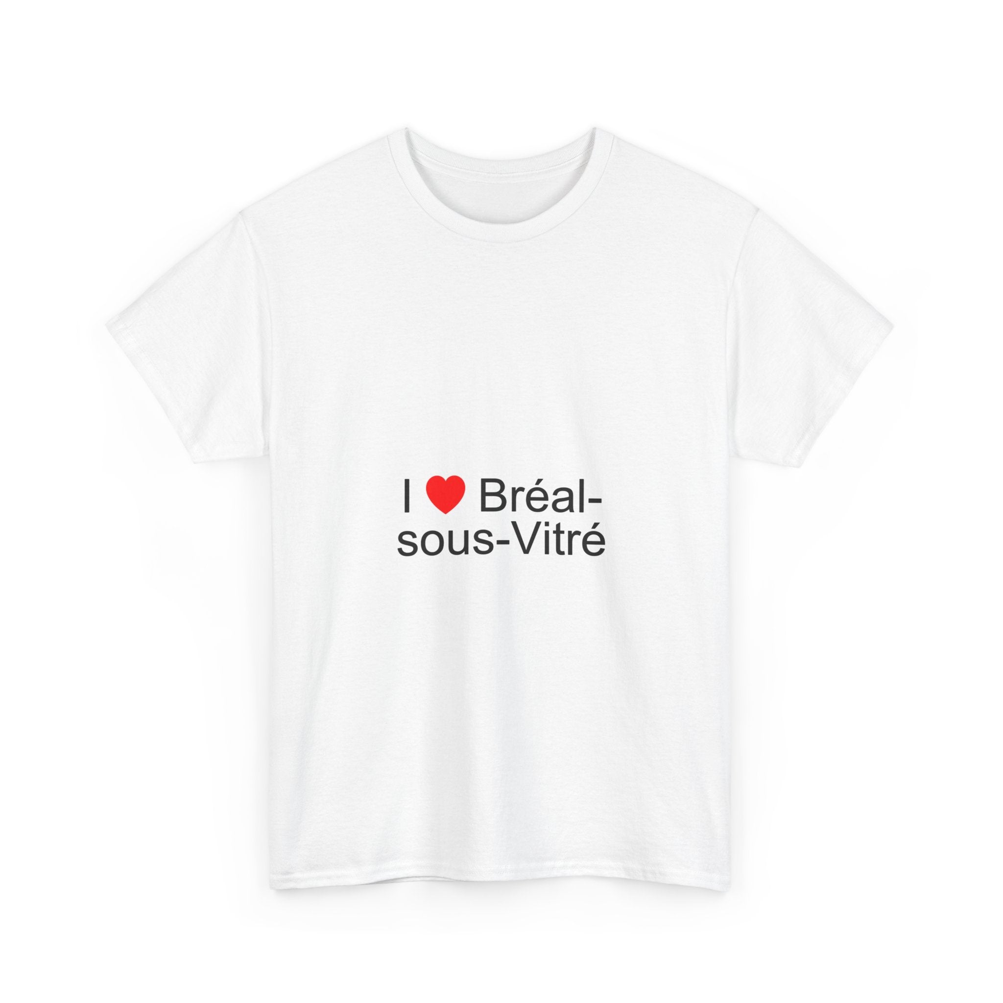 T-shirt I love bréal-sous-vitré