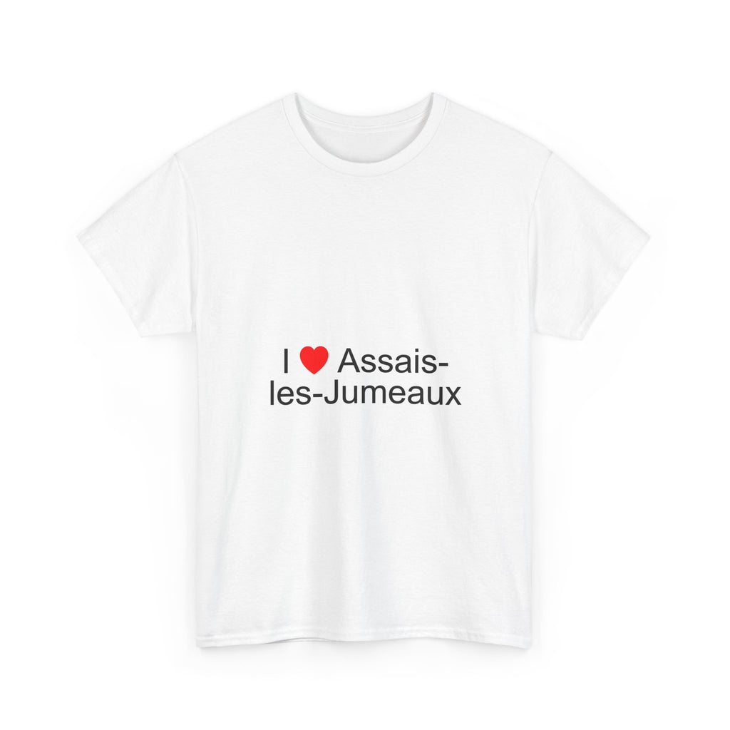T-shirt I love assais-les-jumeaux