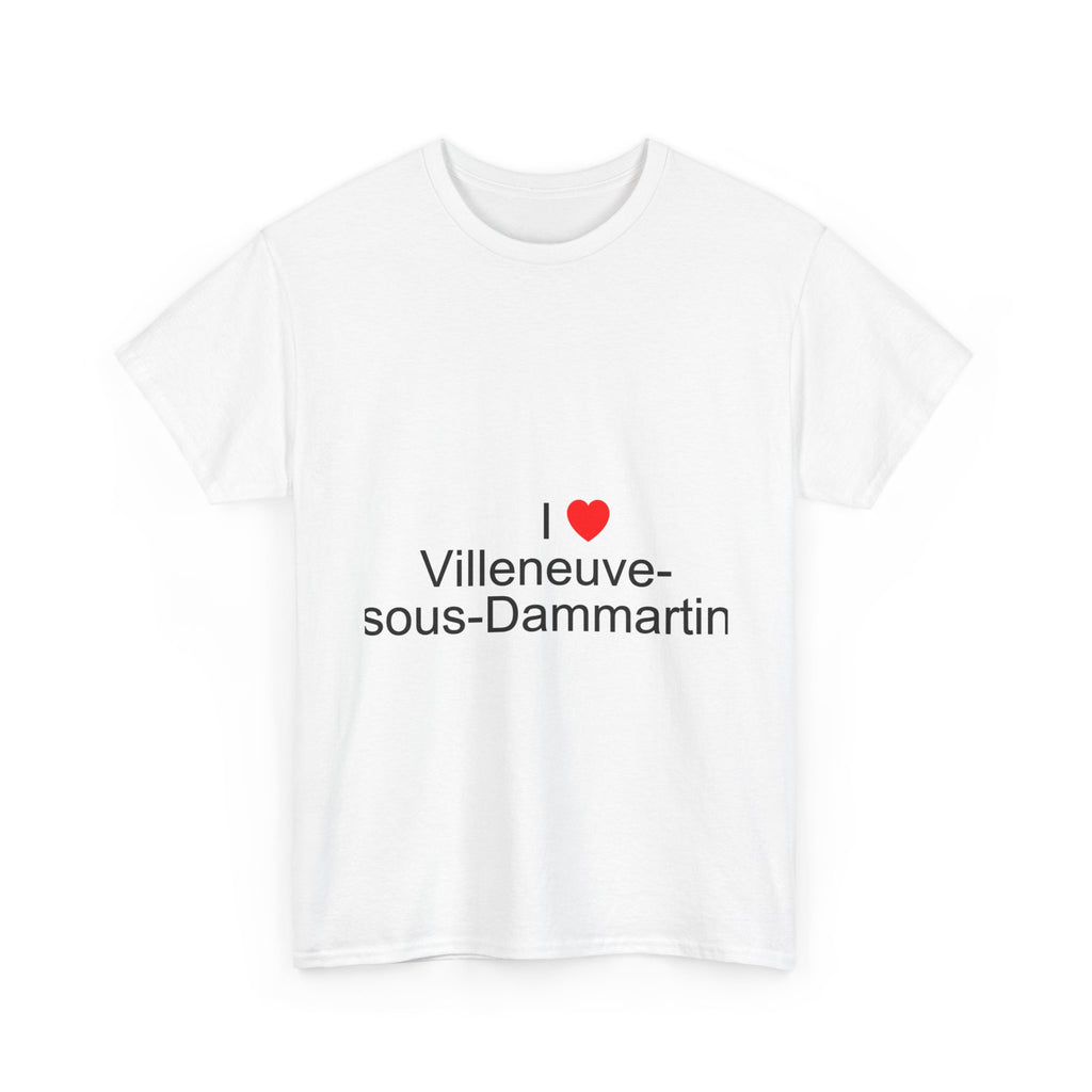 T-shirt I love villeneuve-sous-dammartin