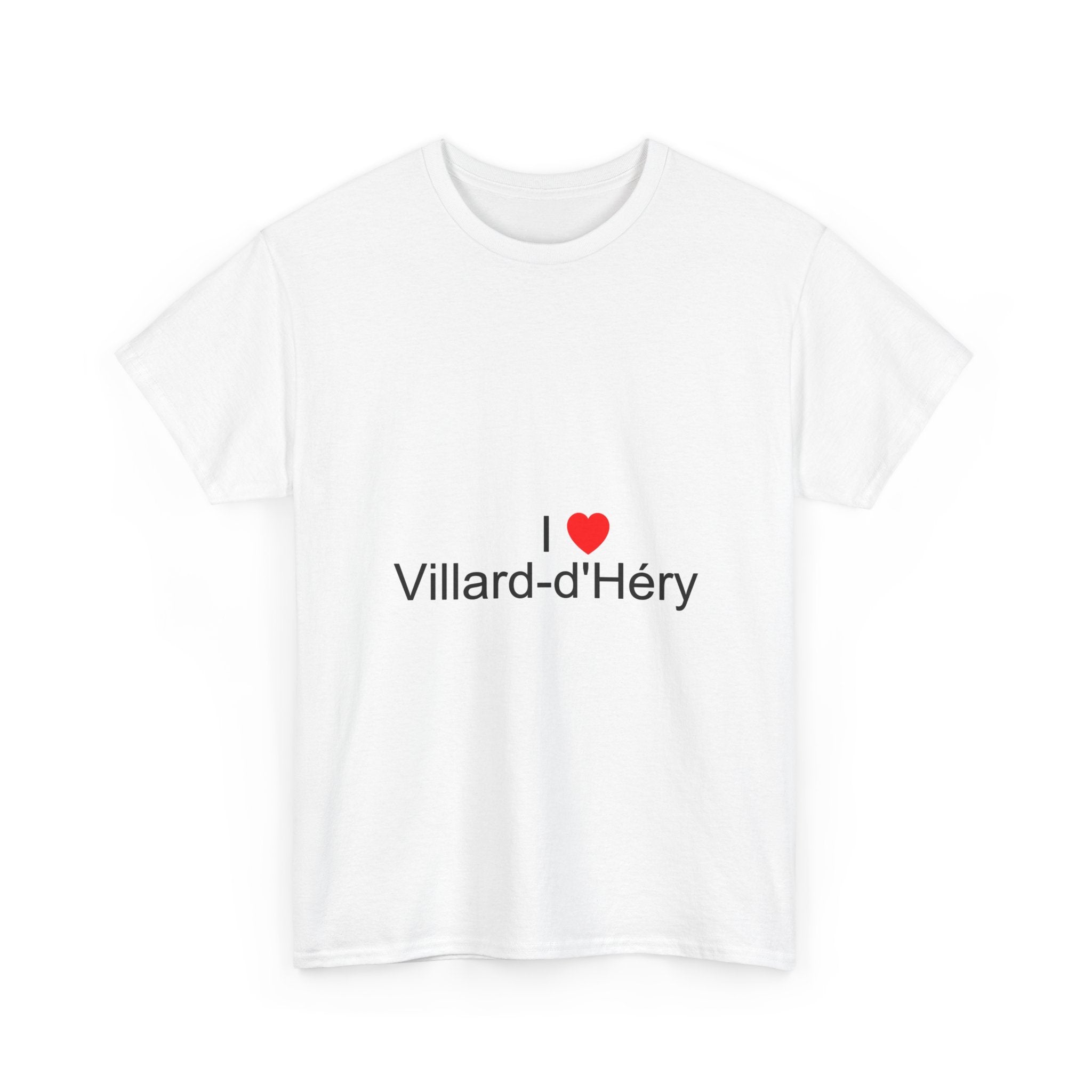 T-shirt I love villard-d'héry