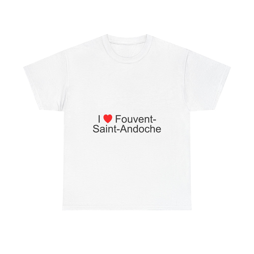 T-shirt I love fouvent-saint-andoche