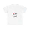 T-shirt I love ogy-montoy-flanville
