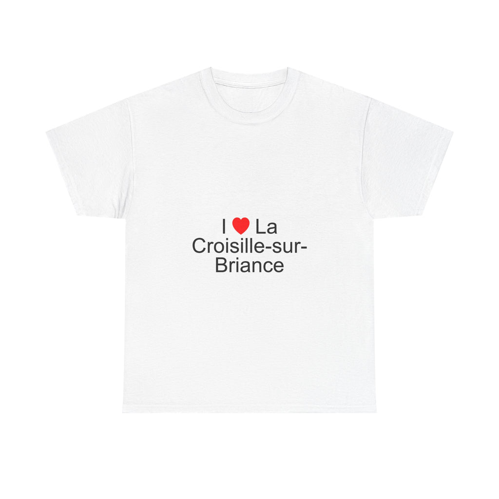 T-shirt I love la croisille-sur-briance