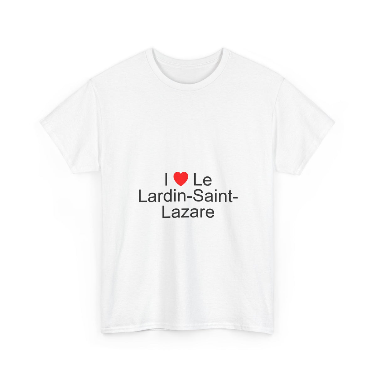 T-shirt I love le lardin-saint-lazare