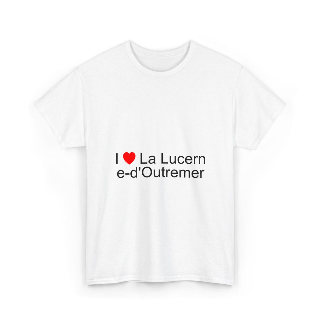 T-shirt I love la lucerne-d'outremer