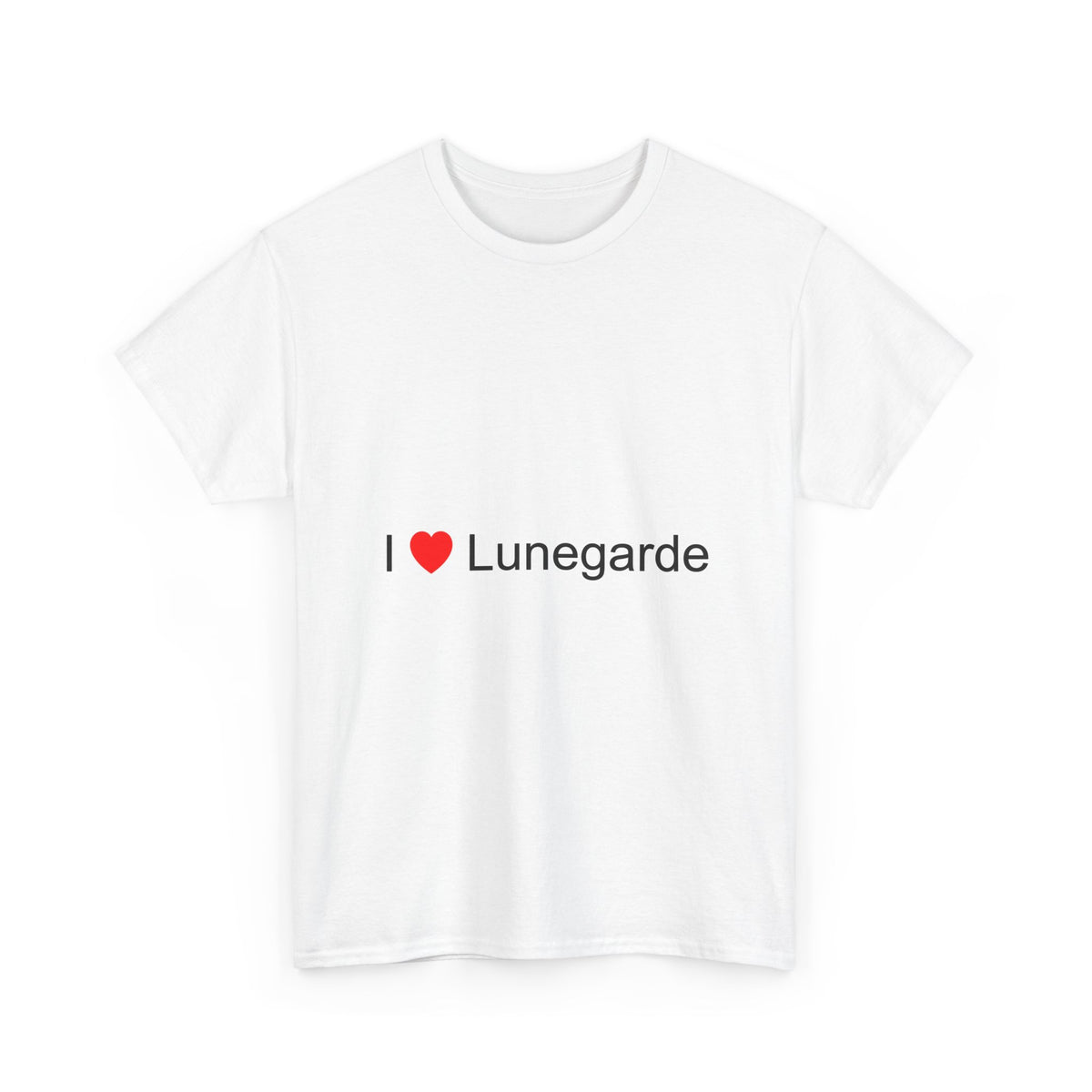 T-shirt I love lunegarde