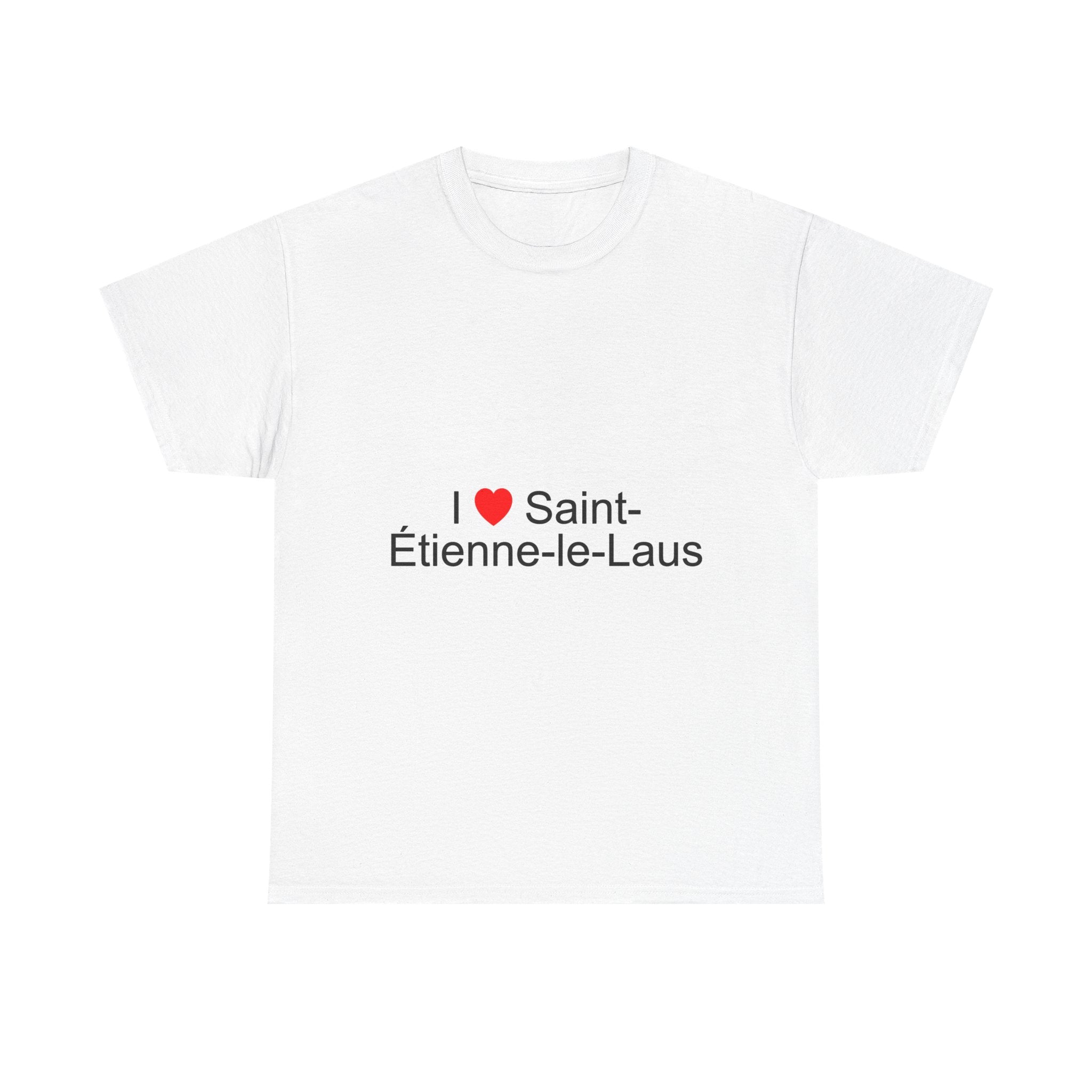 T-shirt I love saint-étienne-le-laus