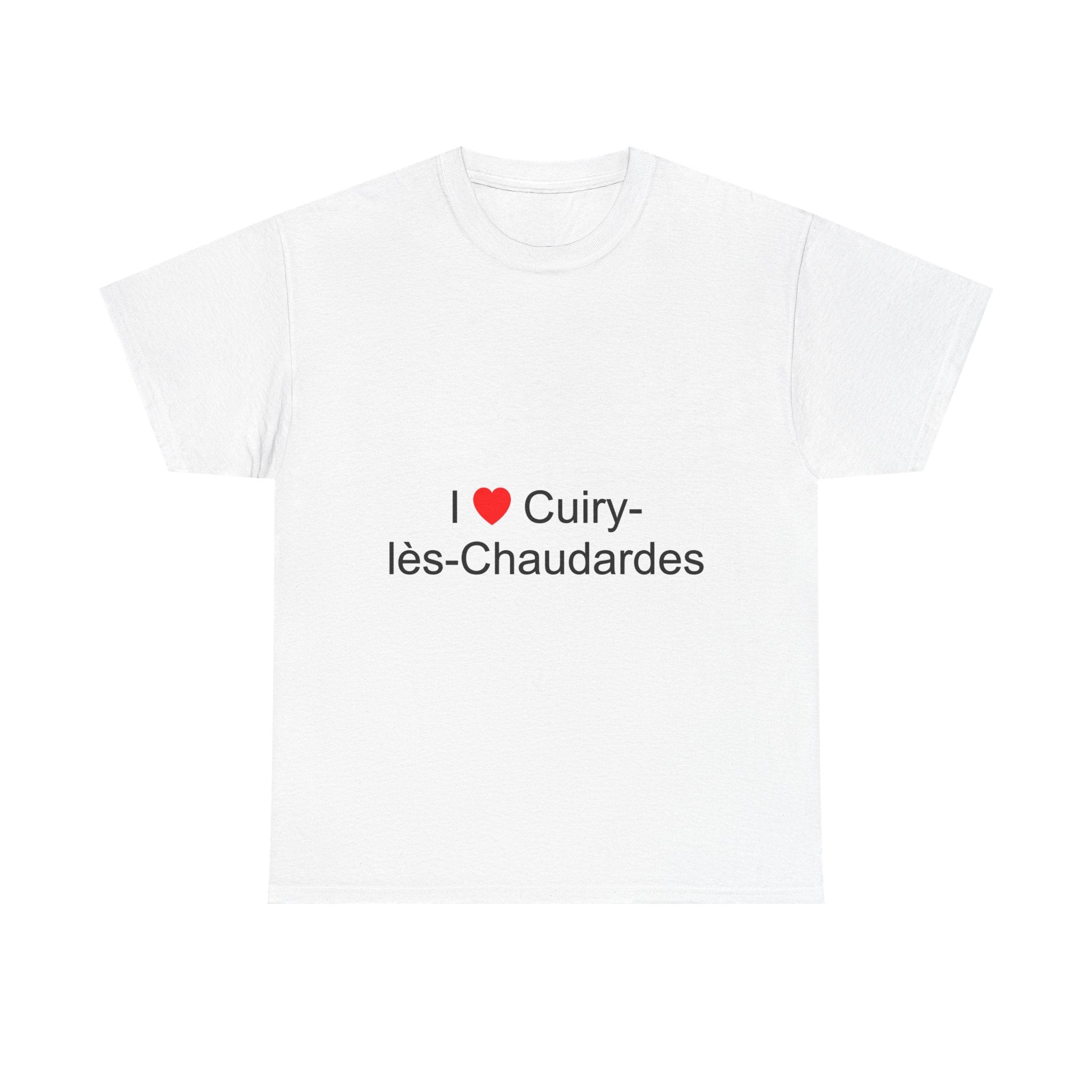 T-shirt I love cuiry-lès-chaudardes