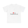 T-shirt I love le temple-sur-lot