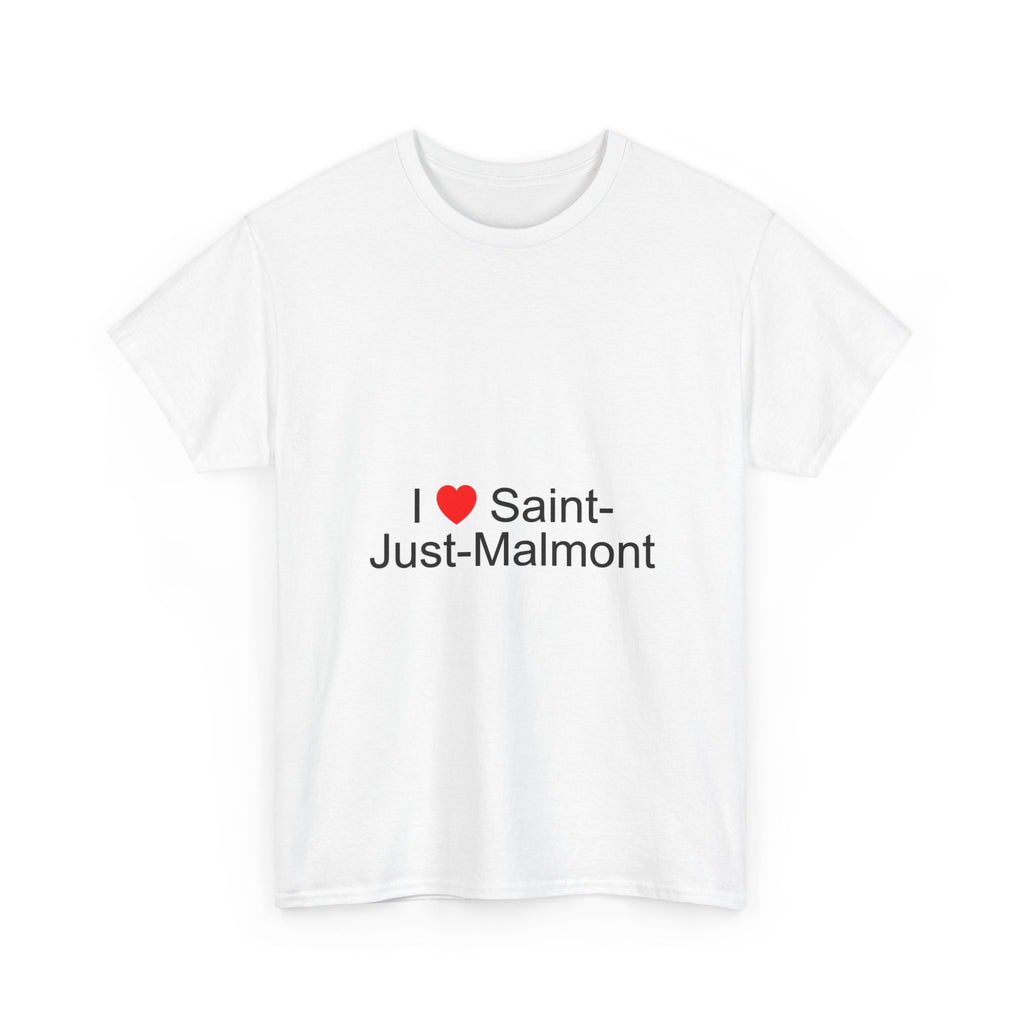 T-shirt I love saint-just-malmont