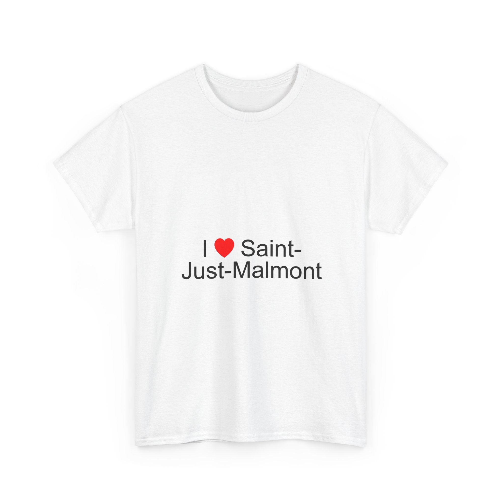 T-shirt I love saint-just-malmont