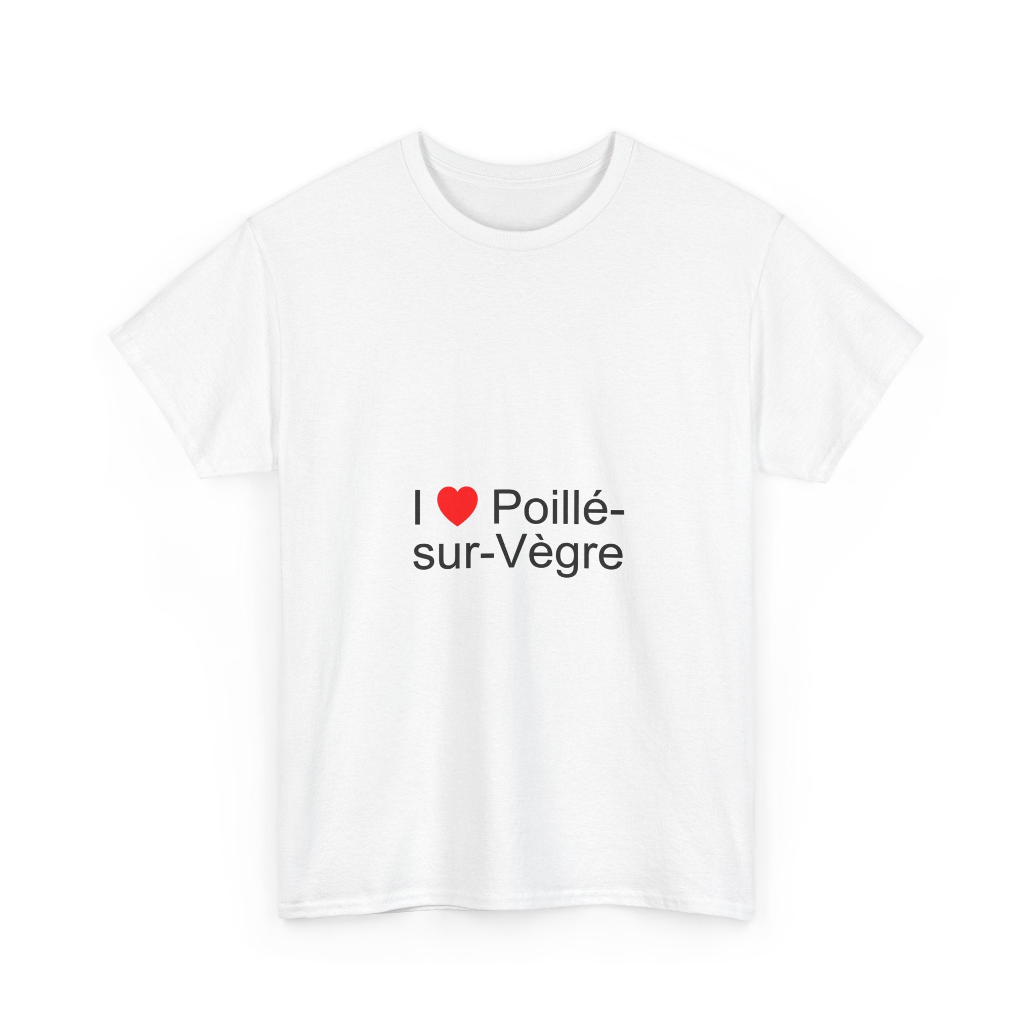 T-shirt I love poillé-sur-vègre