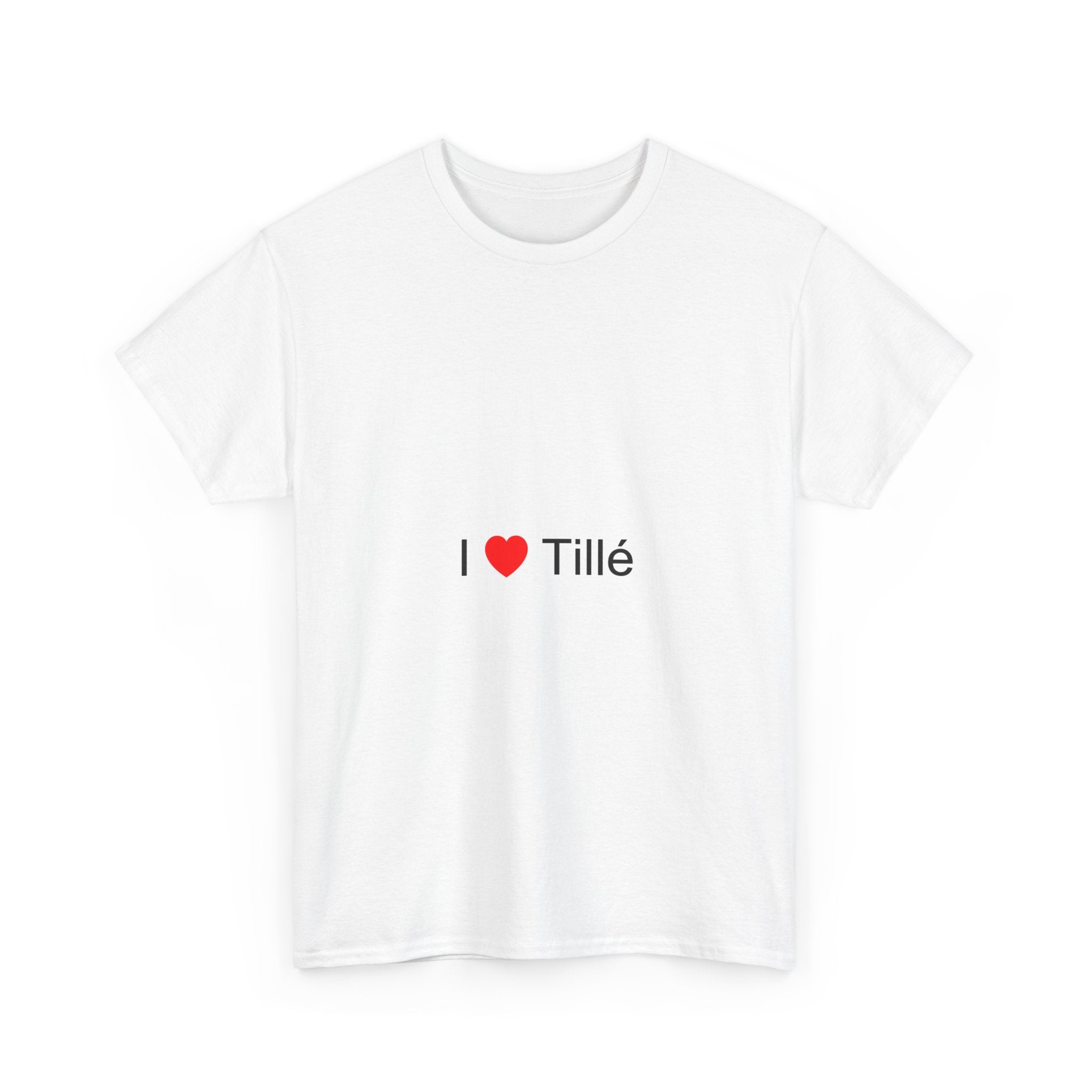 T-shirt I love tillé