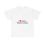 T-shirt I love Saint-Martin-Lestra