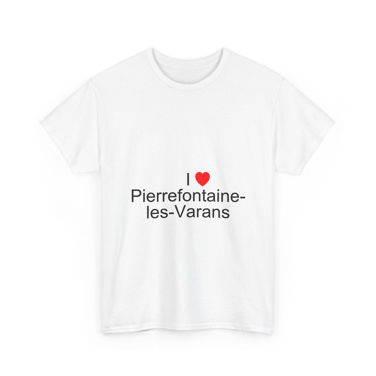 T-shirt I love pierrefontaine-les-varans